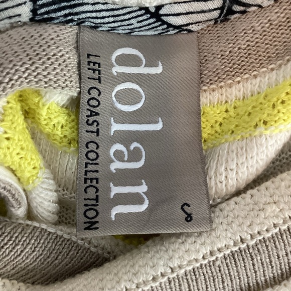 Dolan Left Coast Striped Sleeveless Knit Cowl Neck Top Small - Picture 6 of 7